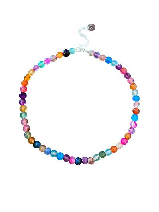 Multicolor Agate Necklace