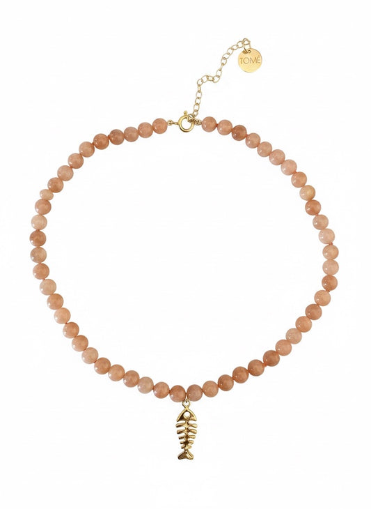 Fishies Sunstone Necklace